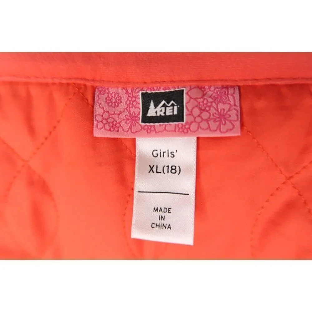 REI Corduroy Mini Skirt Wrap Khaki Lined Snap Button Stretch Girl's XL 18 W 32